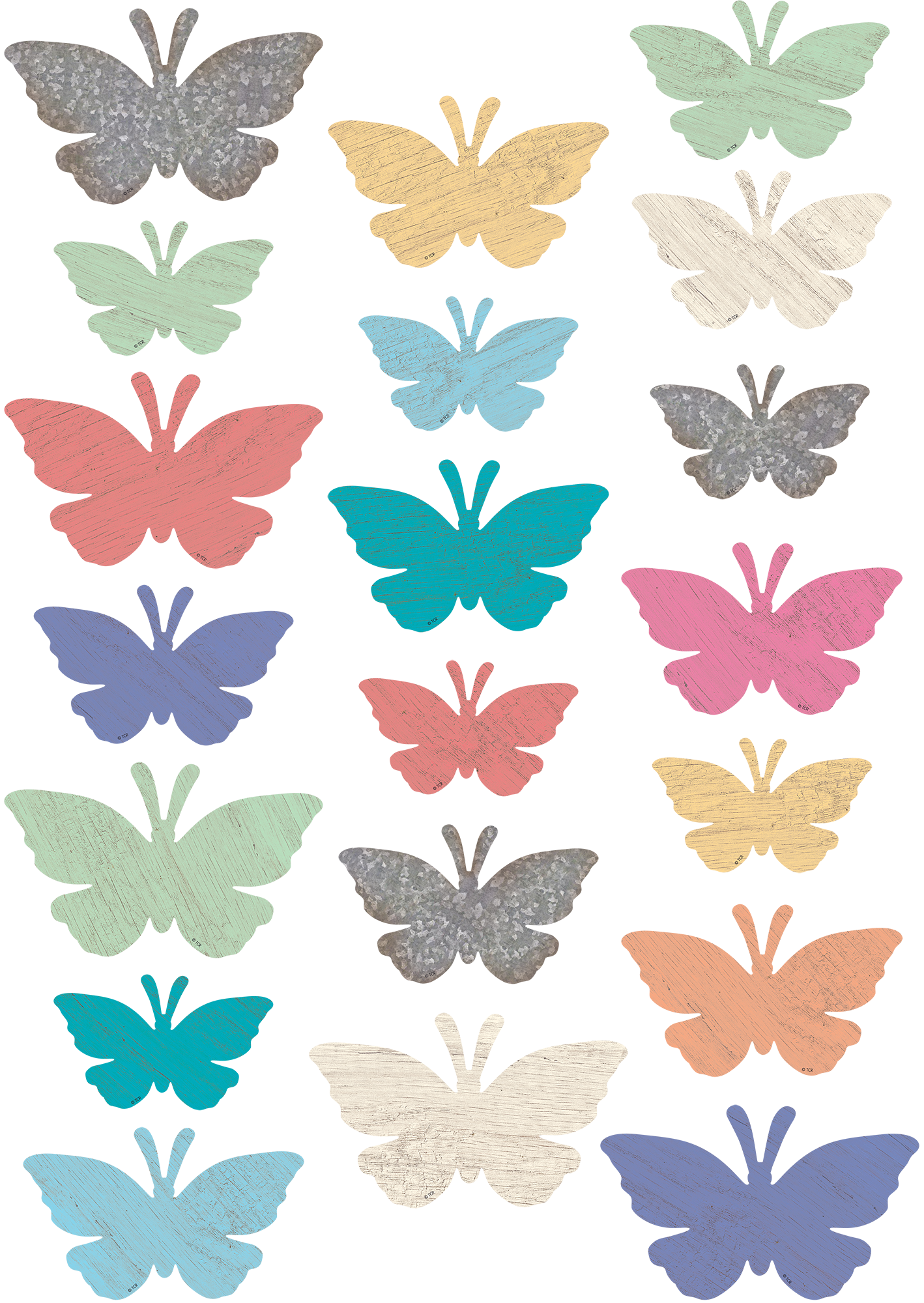 Home Sweet Classroom Butterflies Accents - Assorted Sizes