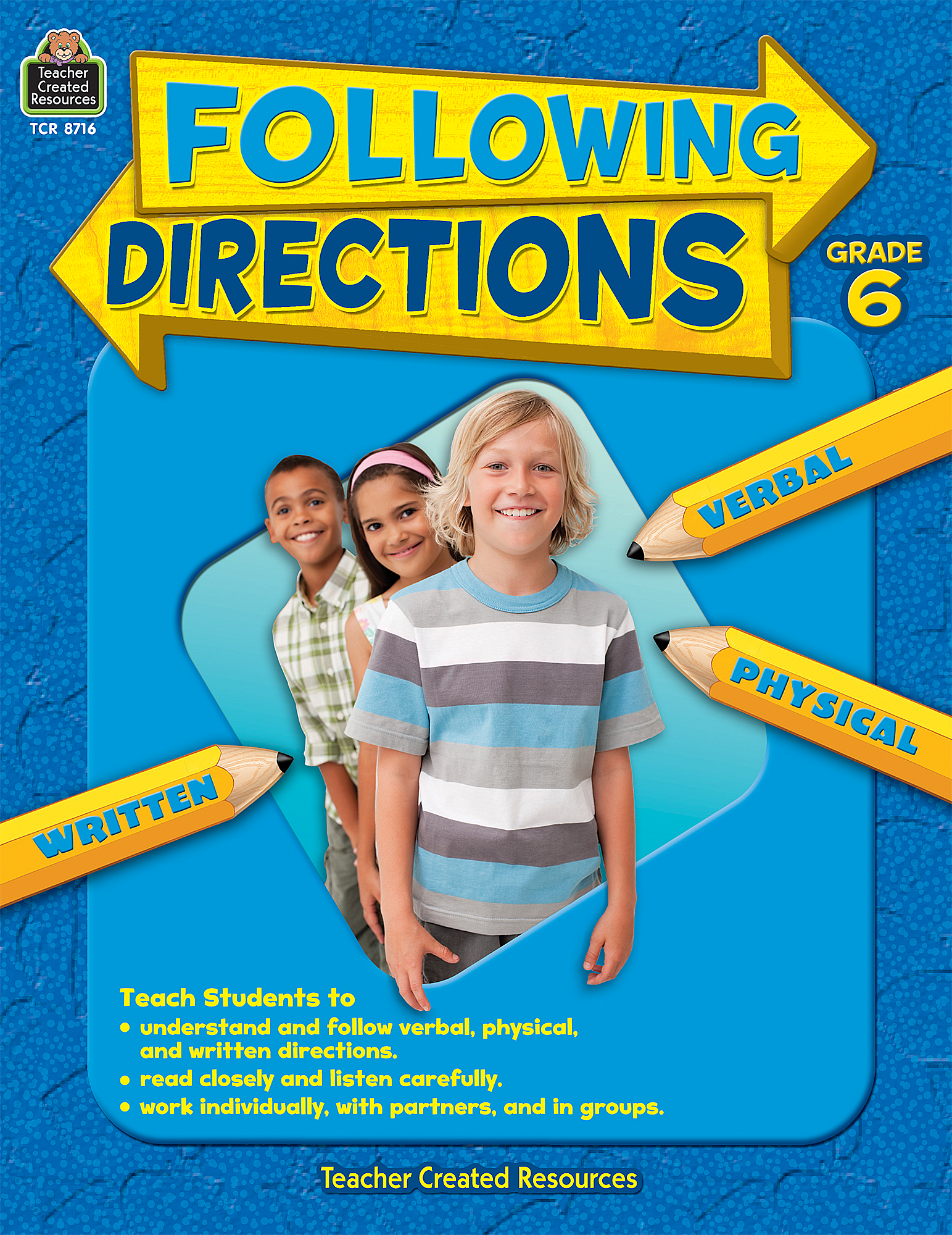 Following Directions Grade 6 - TCR8716 | Teacher Created Resources