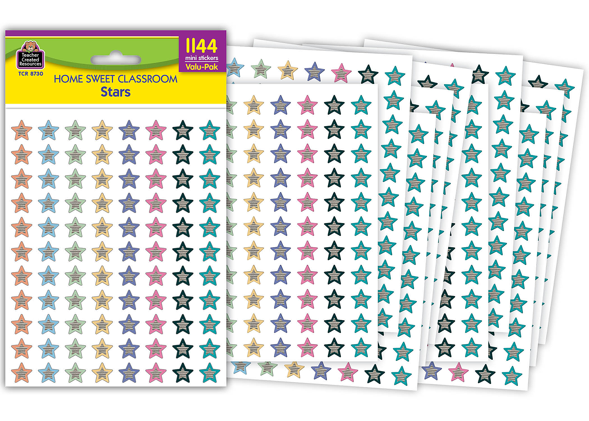 Home Sweet Classroom Stars Mini Stickers Valu-Pak