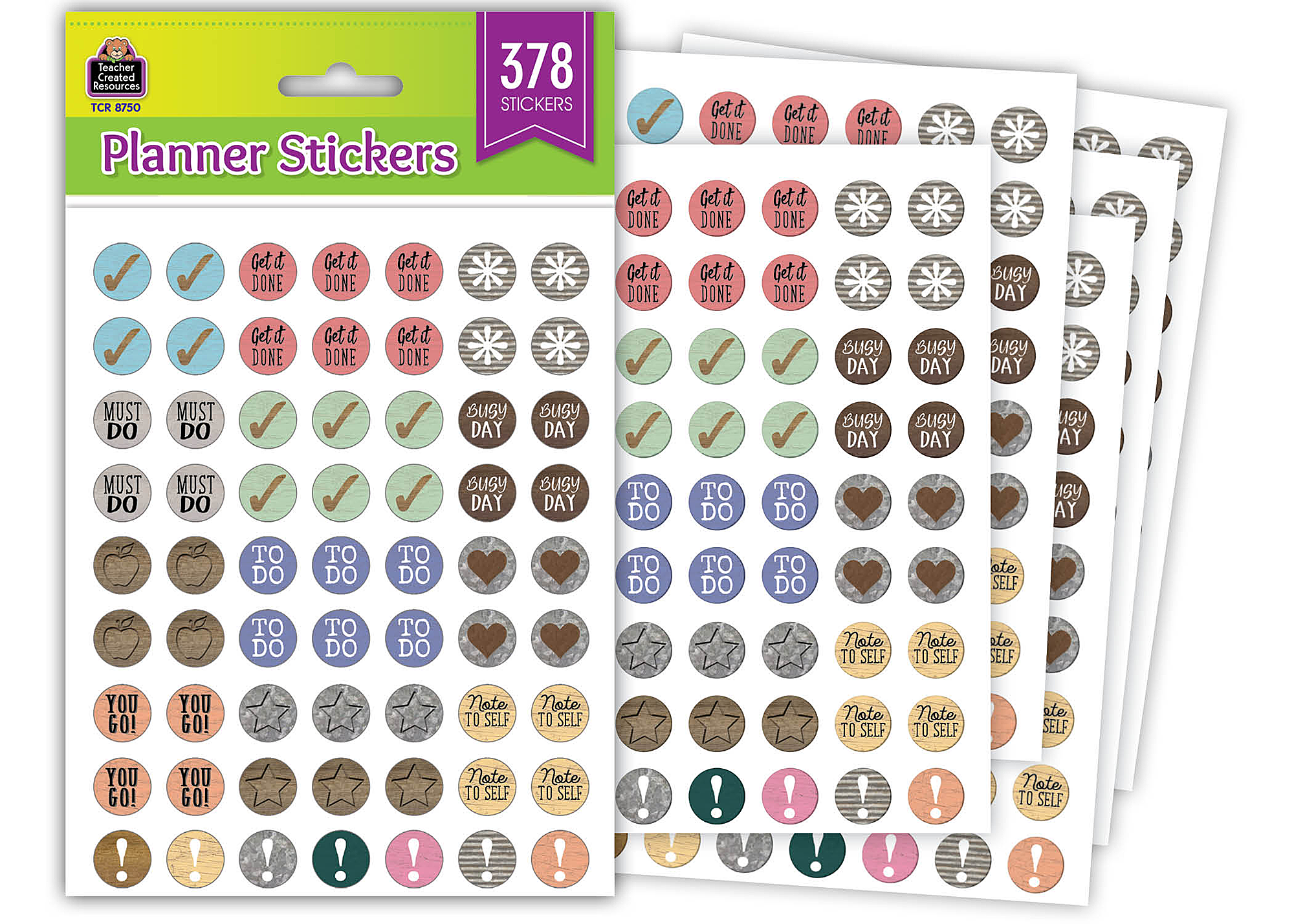 Home Sweet Classroom Planner Mini Stickers - TCR8750 | Teacher Created ...