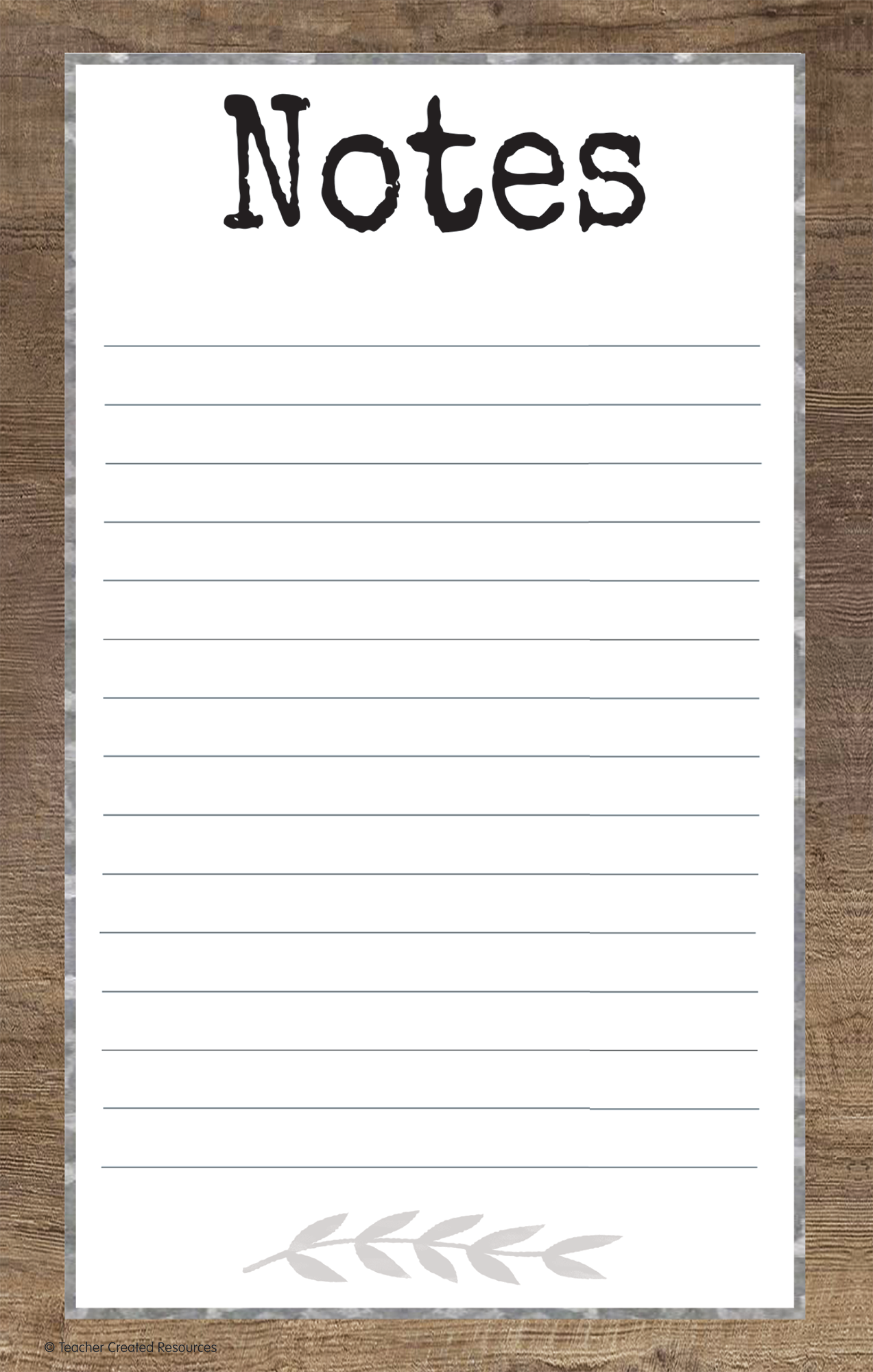 Home Sweet Classroom Notepad TCR8833 Teacher Created Resources