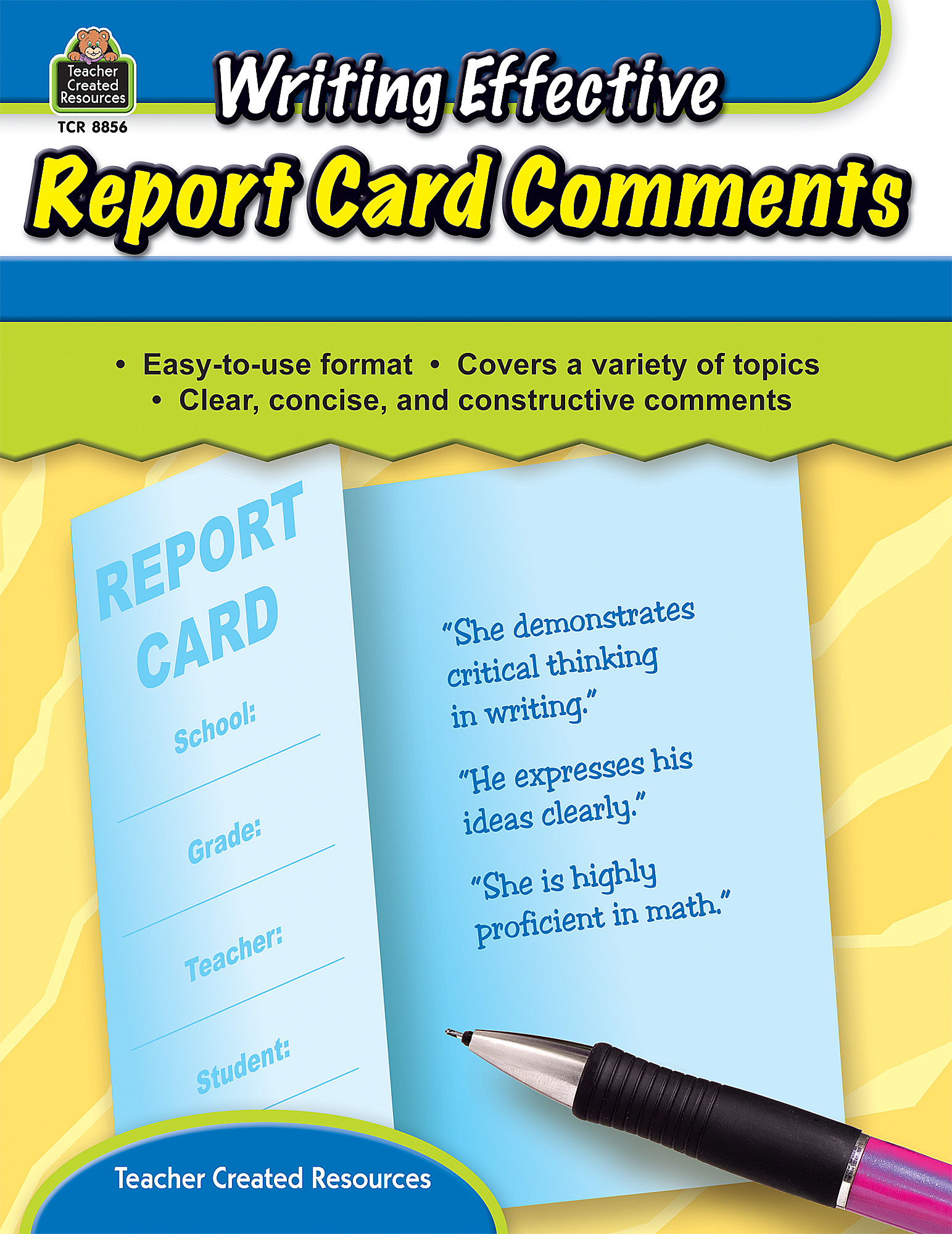 Writing Effective Report Card Comments