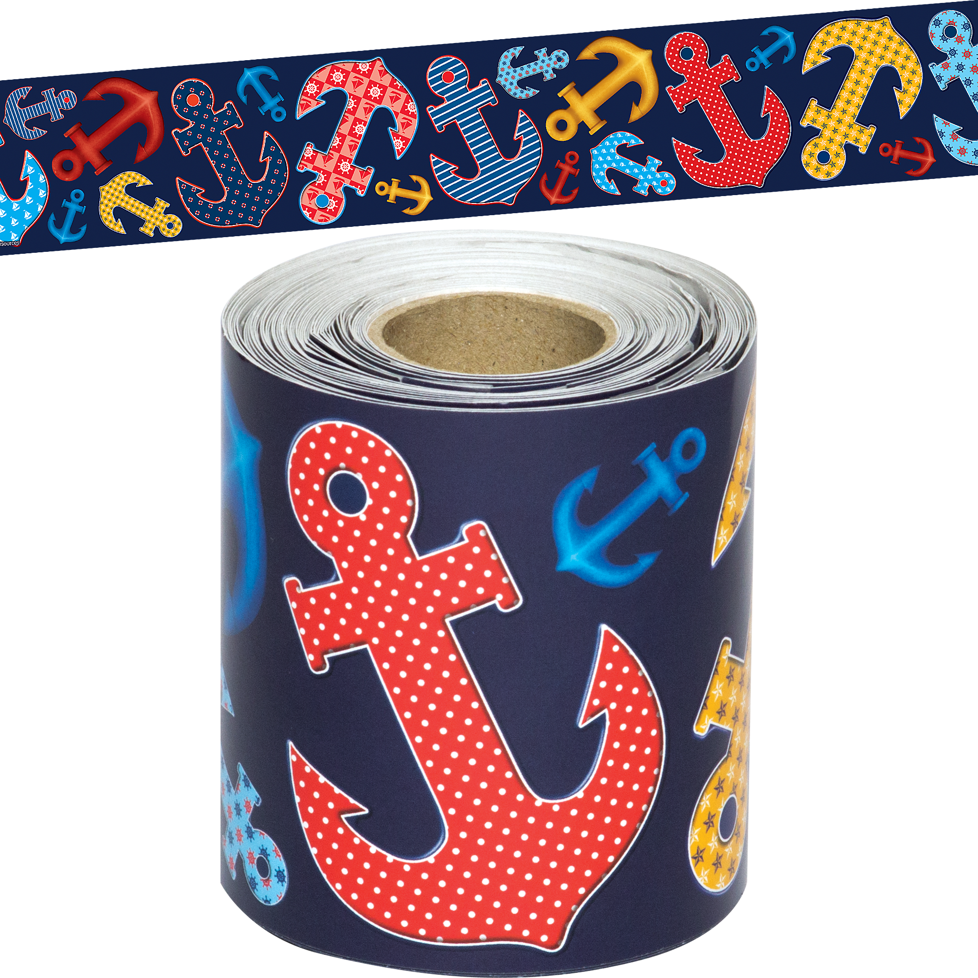 Anchors Straight Rolled Border Trim
