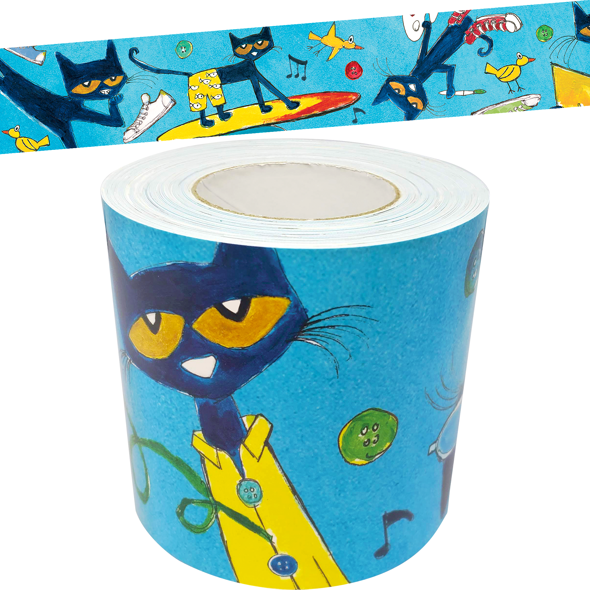 Pete the Cat® Straight Rolled Border Trim