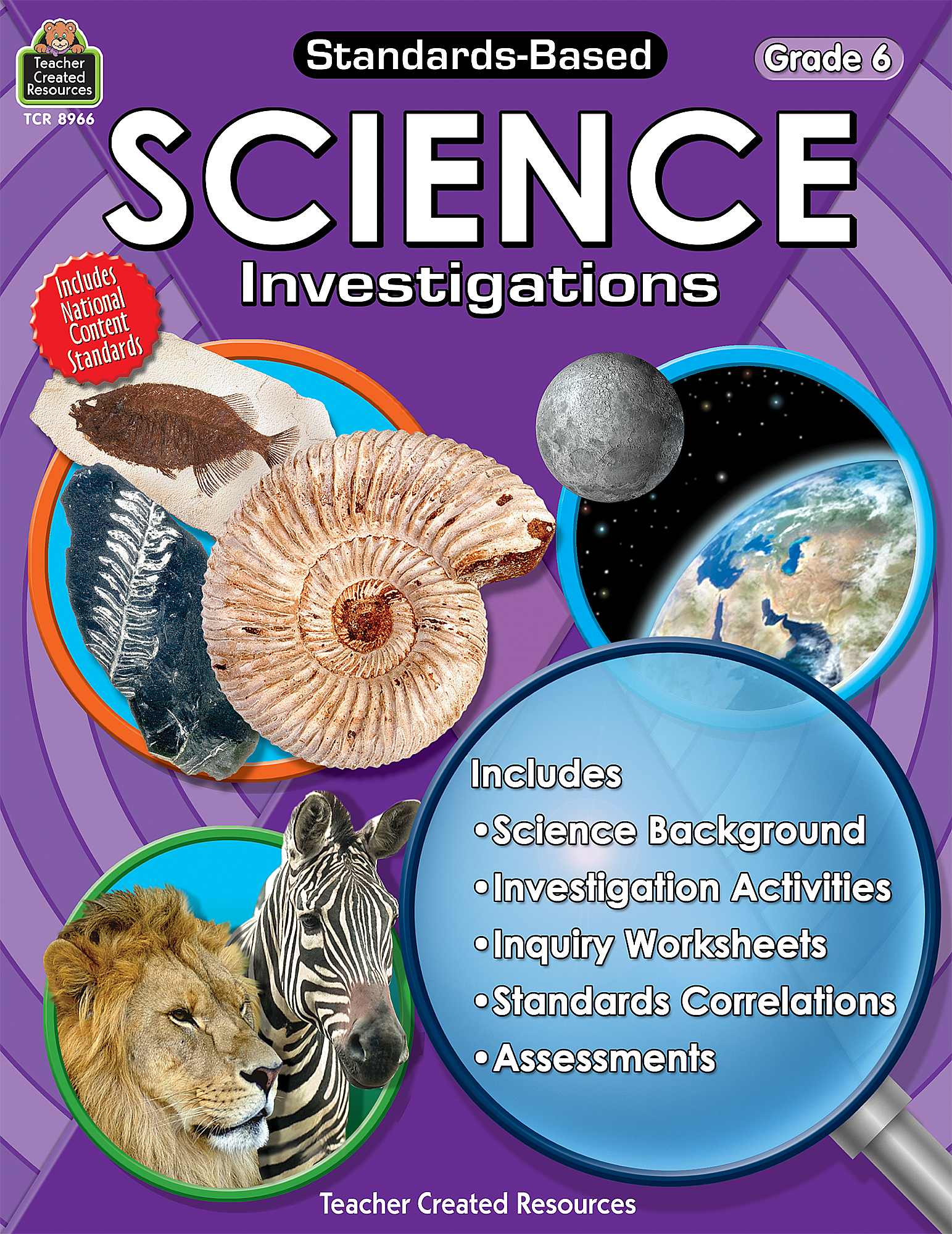 standards based science investigations grade 6 tcr8966