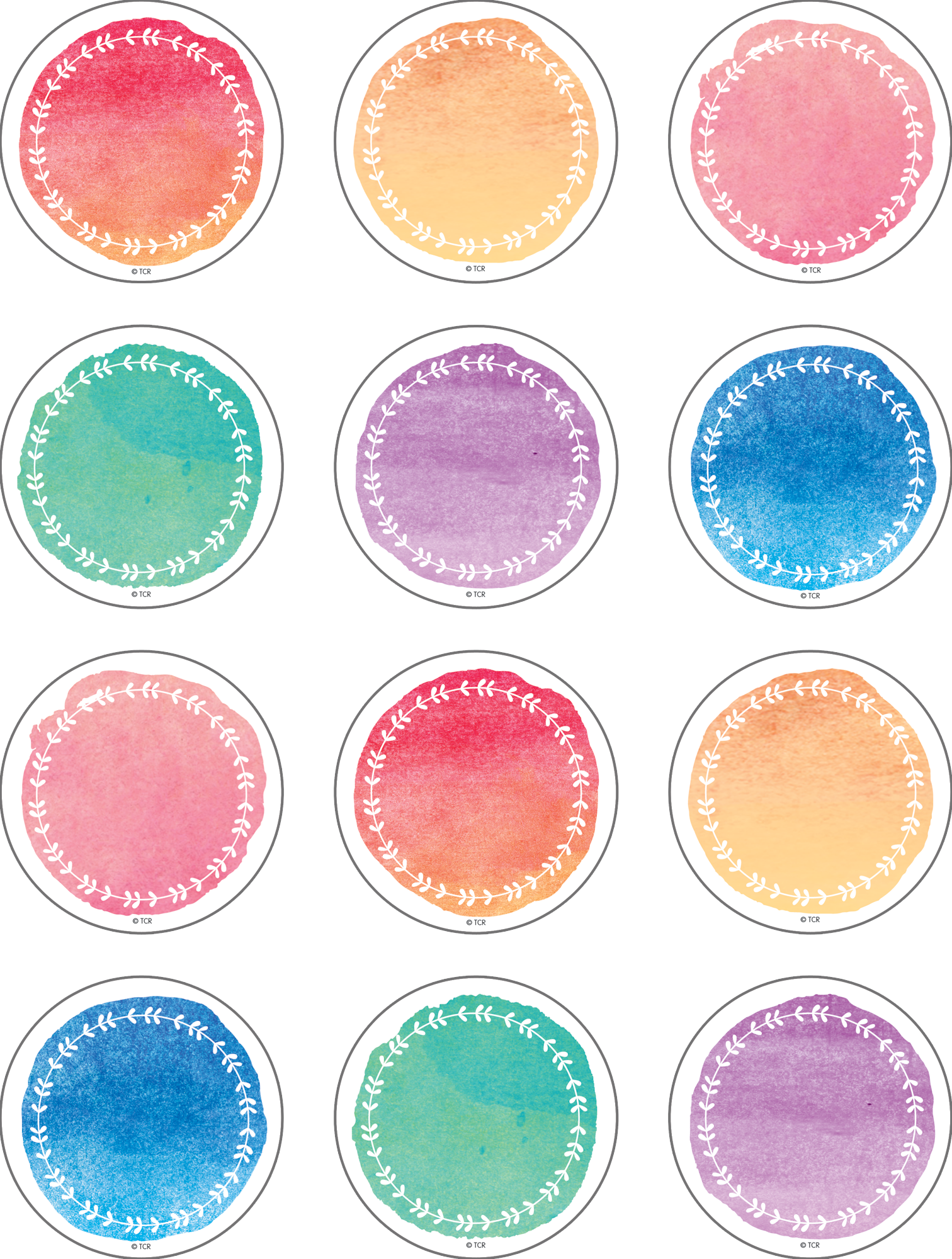 Watercolor Mini Accents