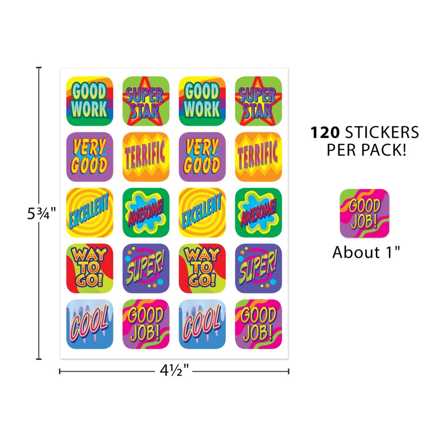 Good Work Stickers - TCR1990 | Teacher Created Resources