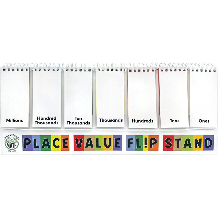 Learning Slot Stand Sensational Math Place Value Flip Stand - TCR20130 | Teacher Created ...