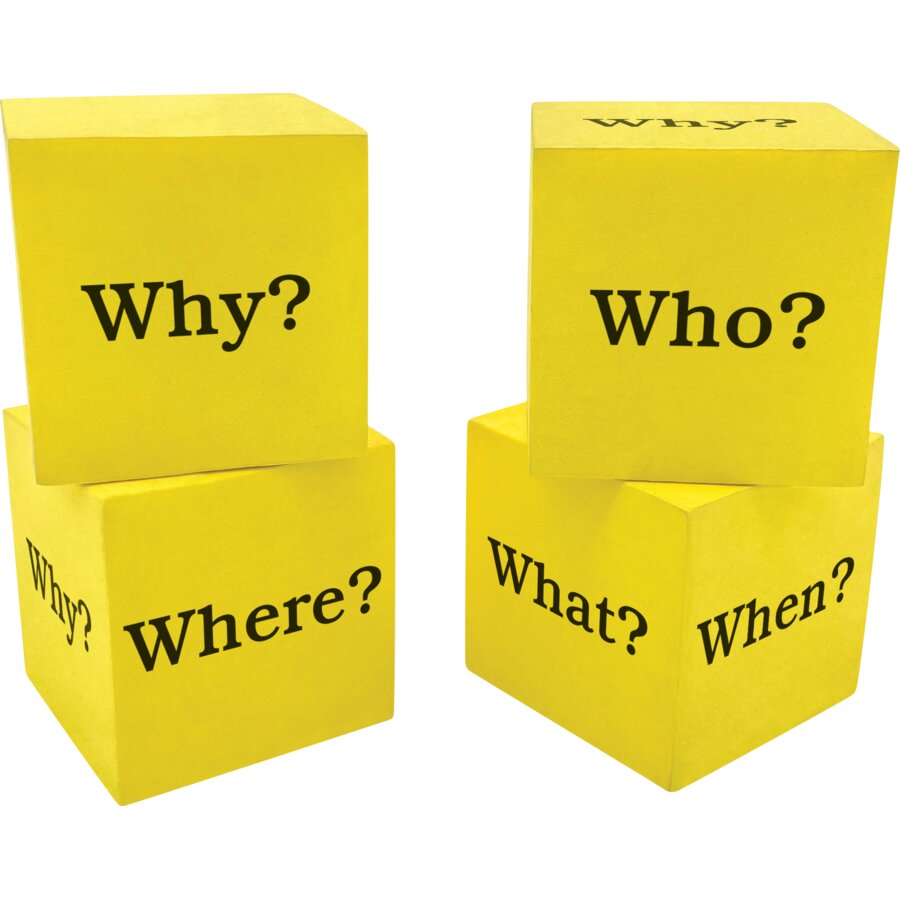 Foam Question Cubes - TCR20614 | Teacher Created Resources