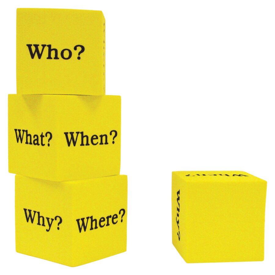 Foam Question Cubes - TCR20614 | Teacher Created Resources