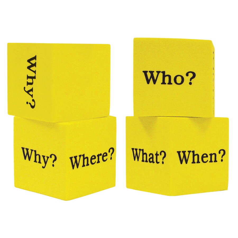 Foam Question Cubes - TCR20614 | Teacher Created Resources