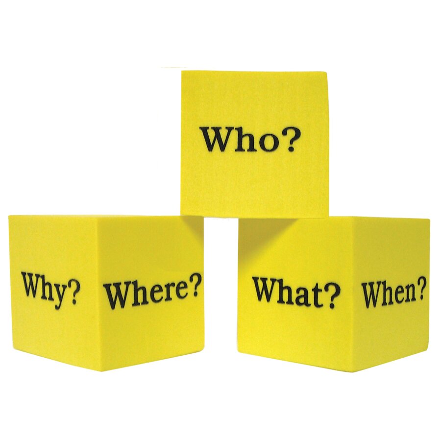 Foam Question Cubes - TCR20614 | Teacher Created Resources