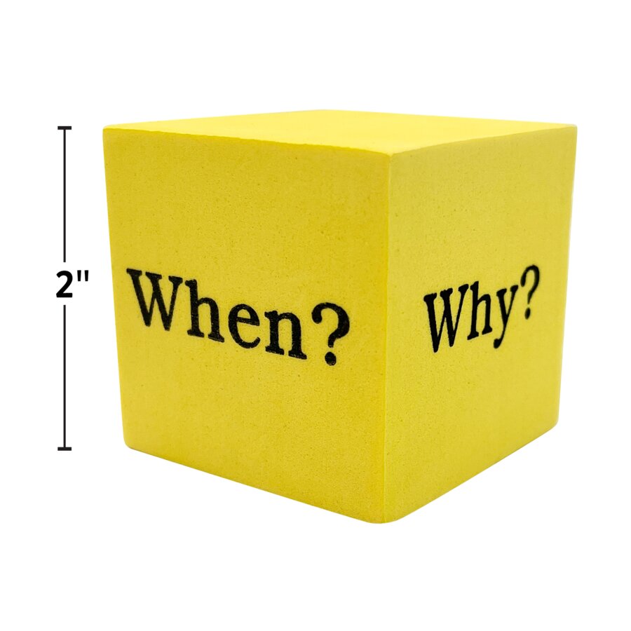 Foam Question Cubes - TCR20614 | Teacher Created Resources