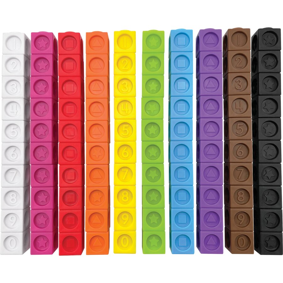 Numbers and Shapes Connecting Cubes - TCR20708 | Teacher Created Resources