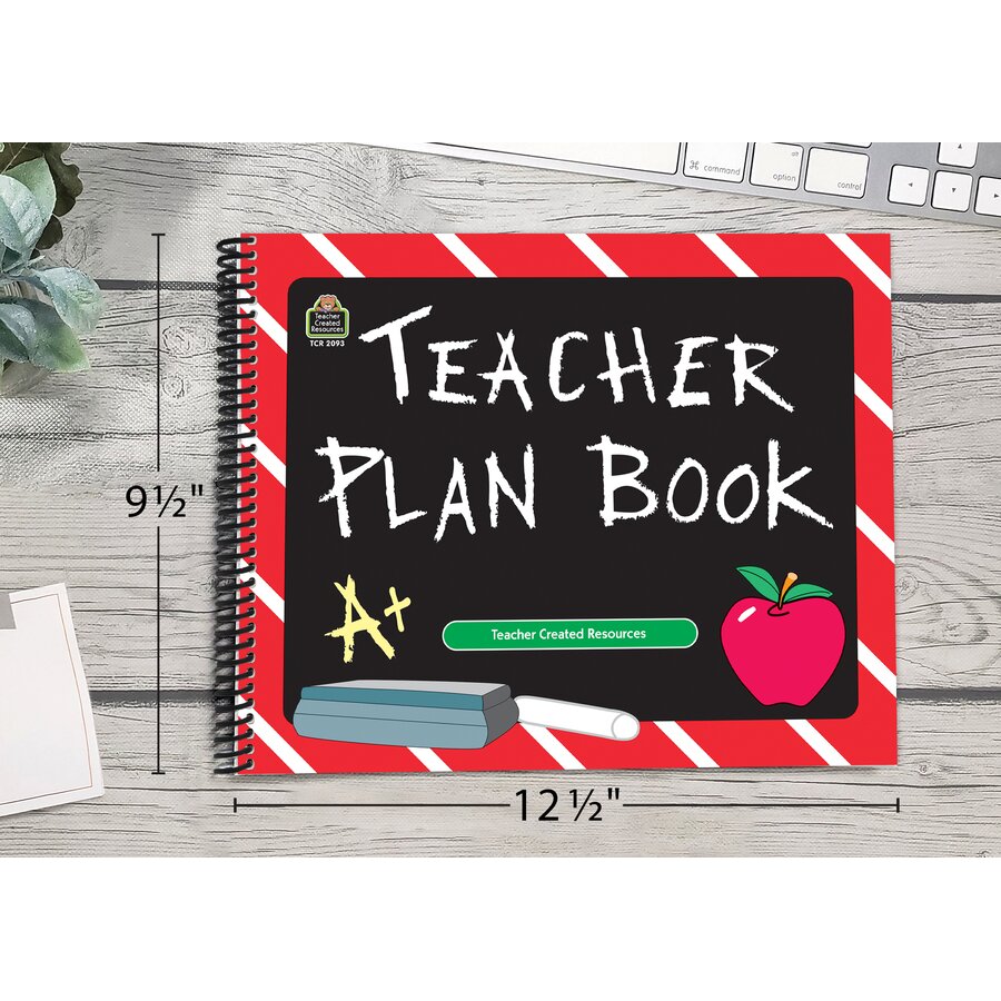 Chalkboard Teacher Plan Book TCR2093 Teacher Created Resources