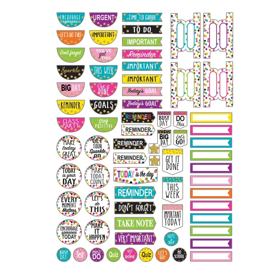 Confetti Lesson Planner with stickers product image 3