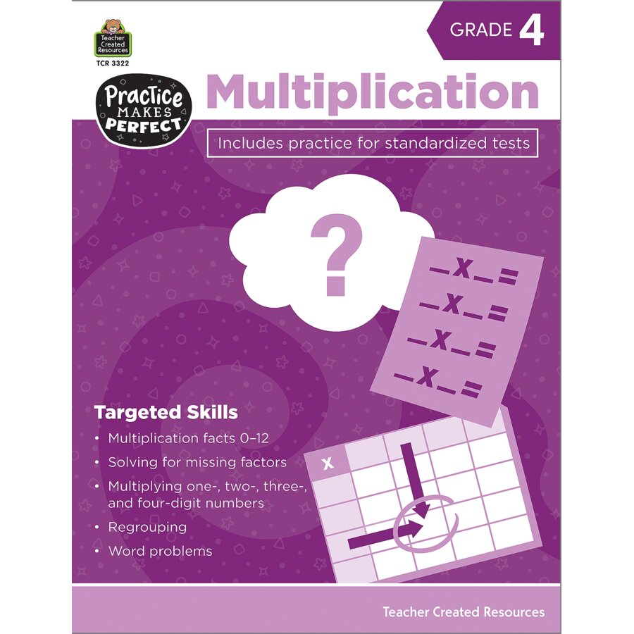 Practice Makes Perfect Multiplication Grade 4 TCR3322 Teacher