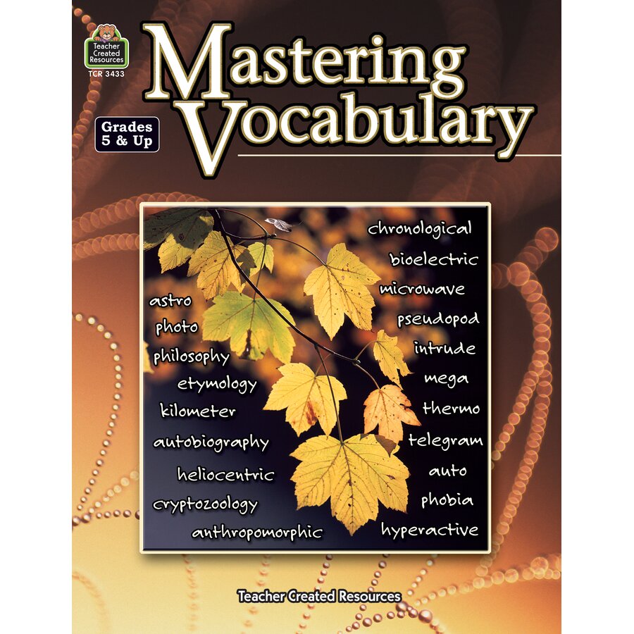 Mastering Vocabulary - TCR3433 | Teacher Created Resources