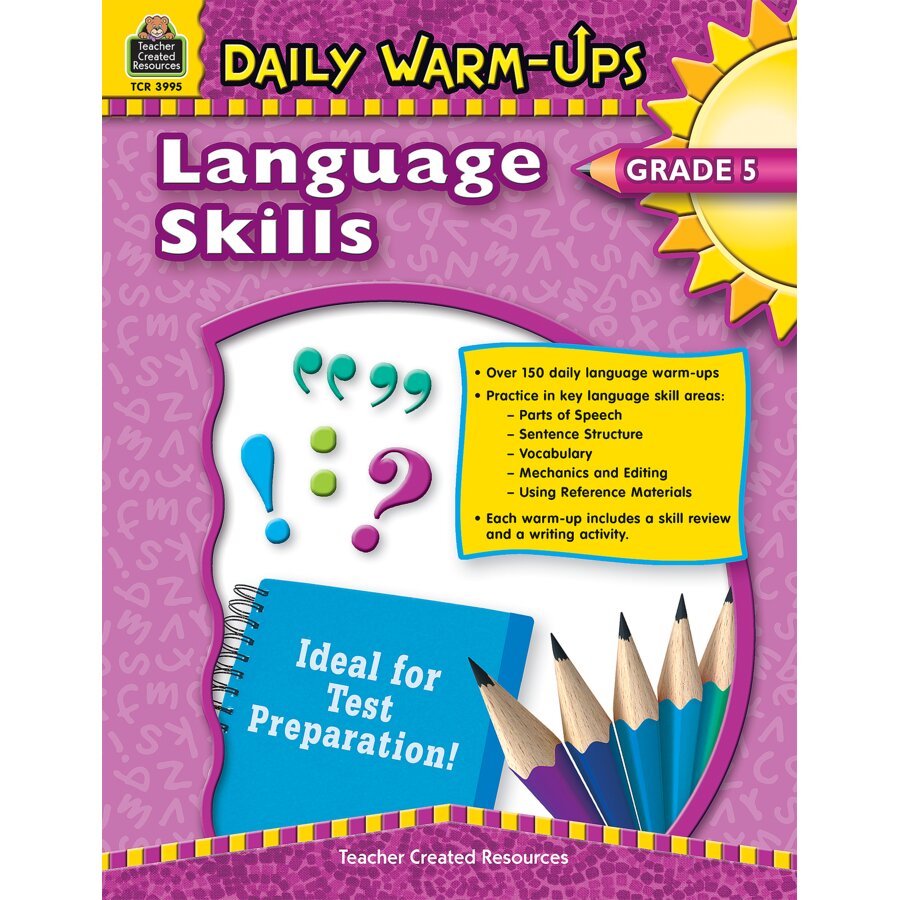 Daily Warm-Ups: Language Skills Grade 5 - TCR3995 | Teacher