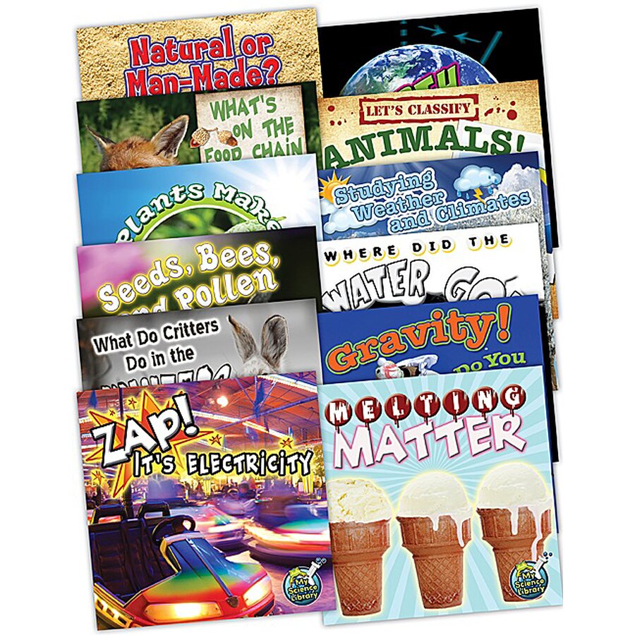Library Theme Science My Science Library Set 2-3 (set of 12) - TCR419461 | Teacher Created ...
