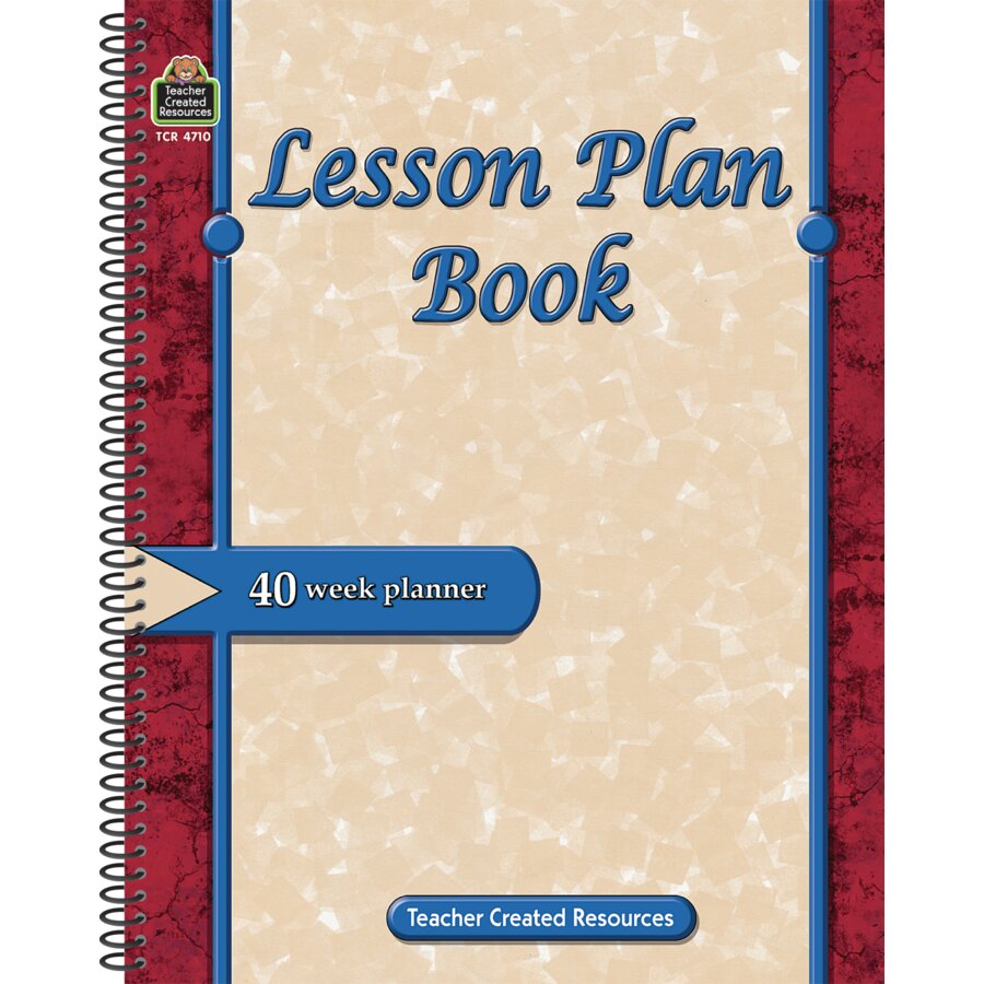 Lesson Plan Book - TCR4710 | Teacher Created Resources