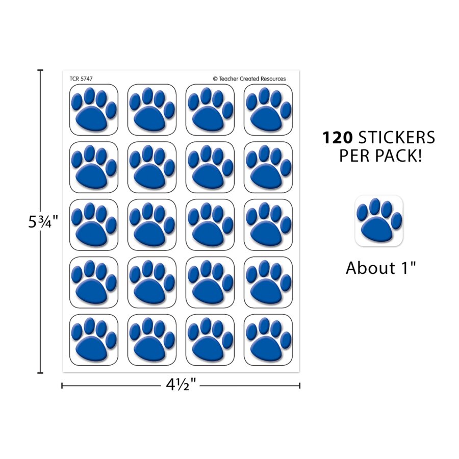 blue-paw-prints-stickers-tcr5747-teacher-created-resources for Free Printable Blues Clues Paw Print Blue Paw Prints Stickers - TCR5747 | Teacher Created Resources for Free Printable Blues Clues Paw Print