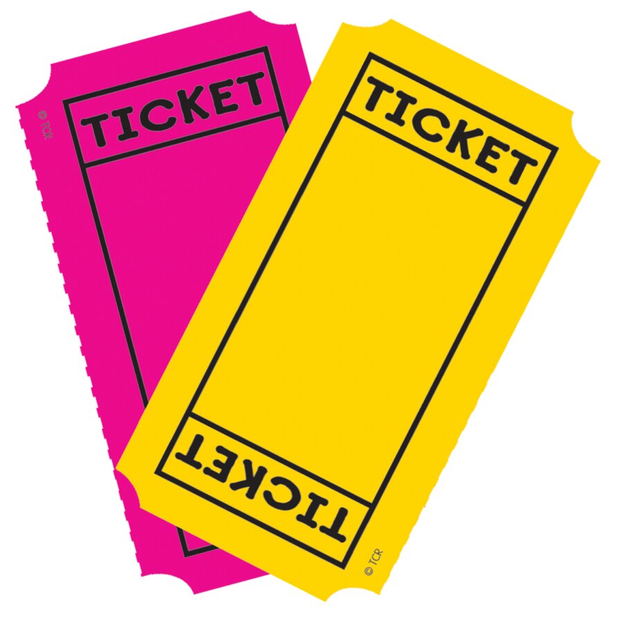 Color Ticket Bright Colors Tickets Mini Accents - TCR5794 | Teacher Created Resources