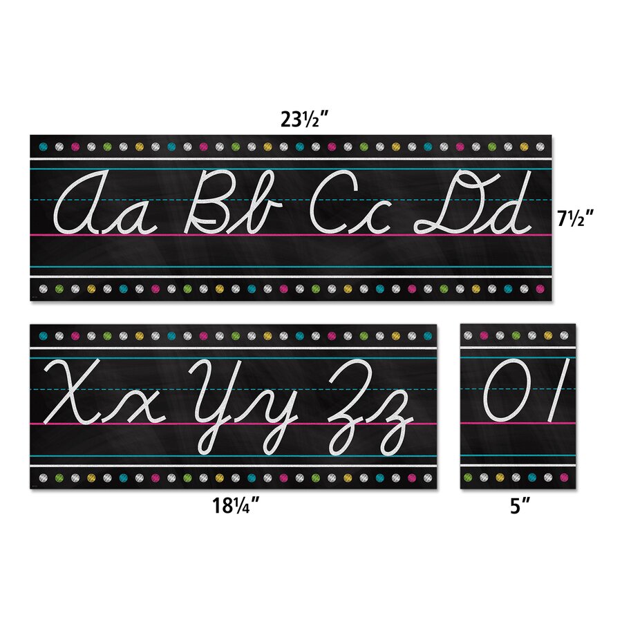 Poster CURSIVE Handwriting ALPHABET POSTERS, Printable Classroom Decor ...