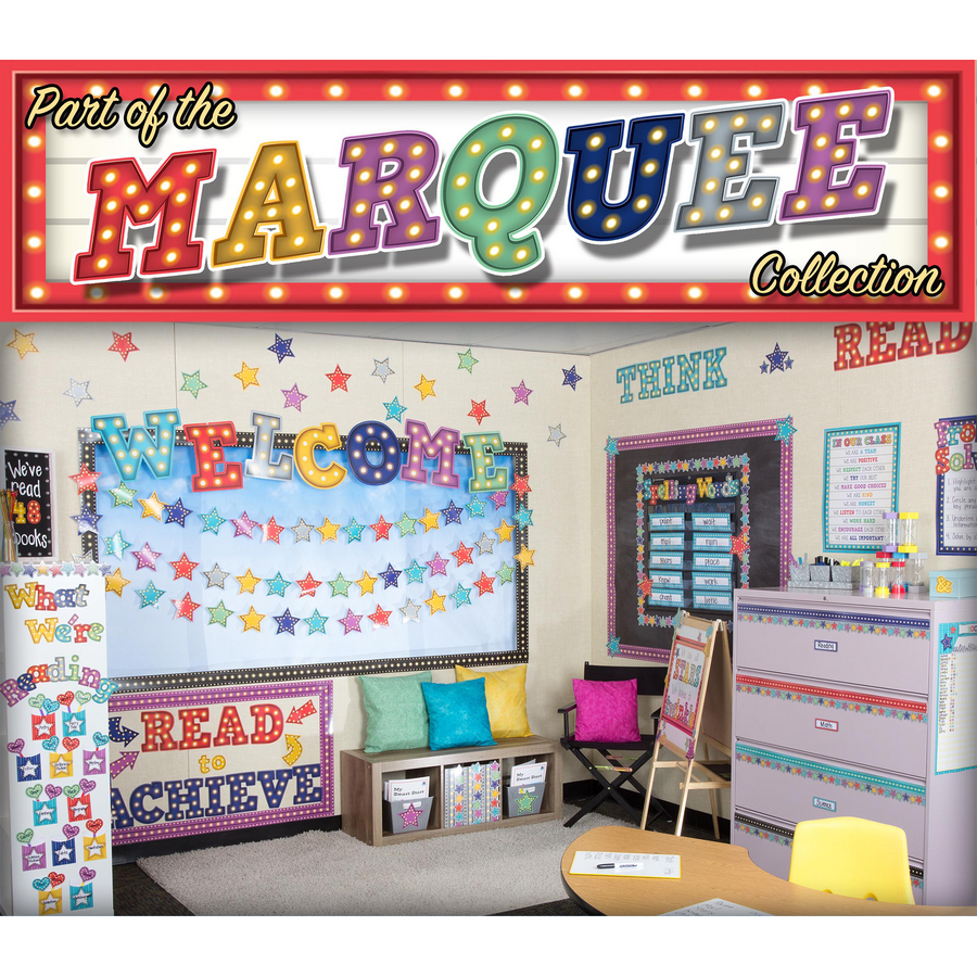 Teacher Created Resources Marquee Motivation Bulletin Board Set - 53 Pieces, 8" Letters - View #5