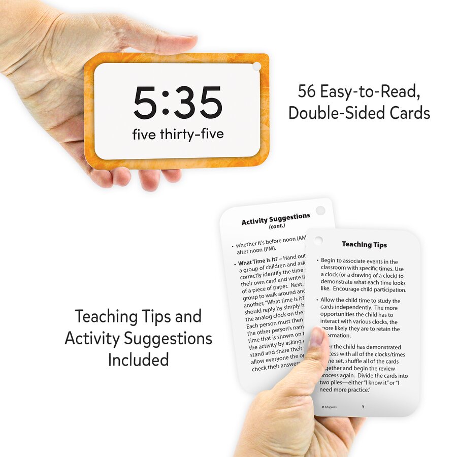 Time Flash Cards - TCR62046 | Teacher Created Resources