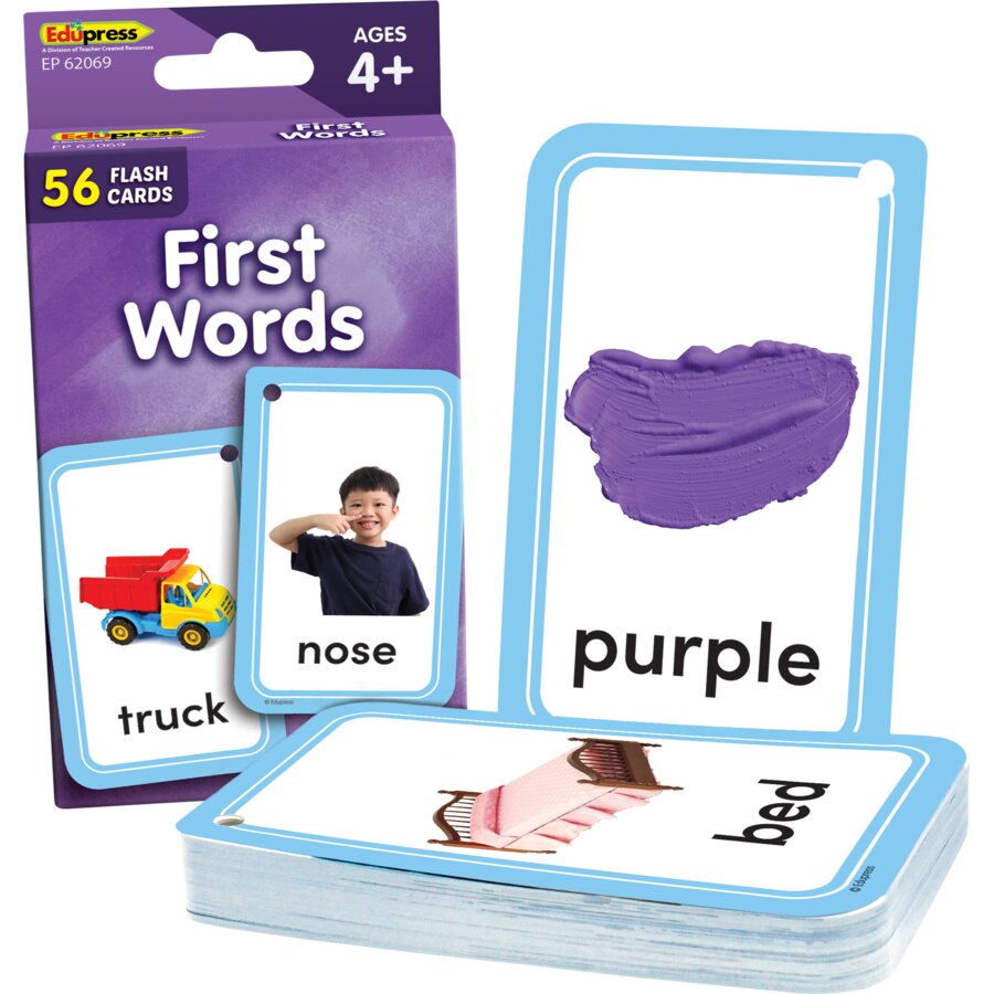 First Flash Card First Words Flash Cards - TCR62069 | Teacher Created Resources