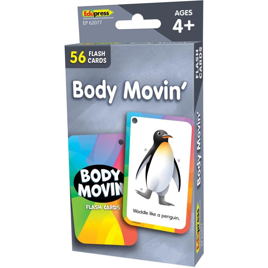 Flash Card Move Body Movin’ Flash Cards - TCR62077 | Teacher Created Resources