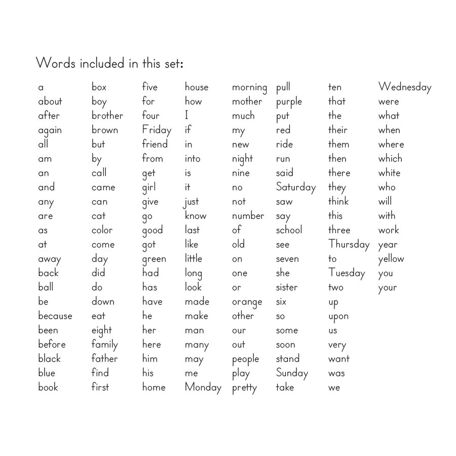 Sight Words in a Flash Cards Grades K-1 - TCR62315 | Teacher Created Resources Sight Words in a Flash Cards Grades K-1 - TCR62315 | Teacher Created Resources