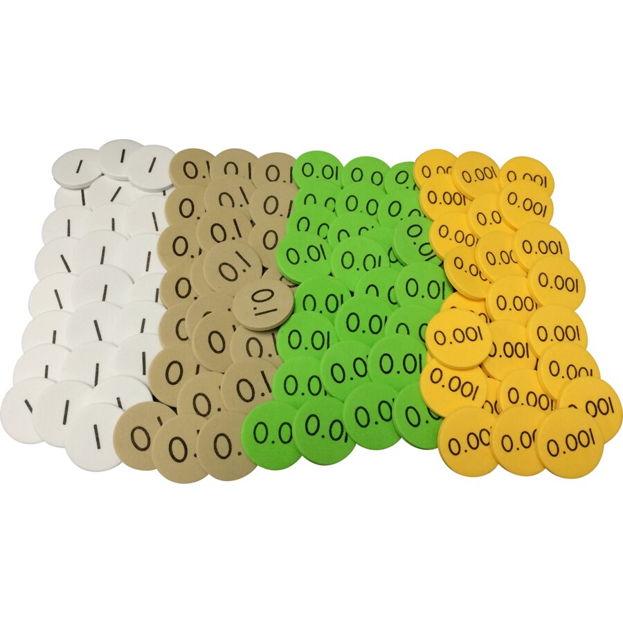 Math 4 Disc Sensational Math Place Value Discs: 4-Value Decimals to Whole Numbers ...