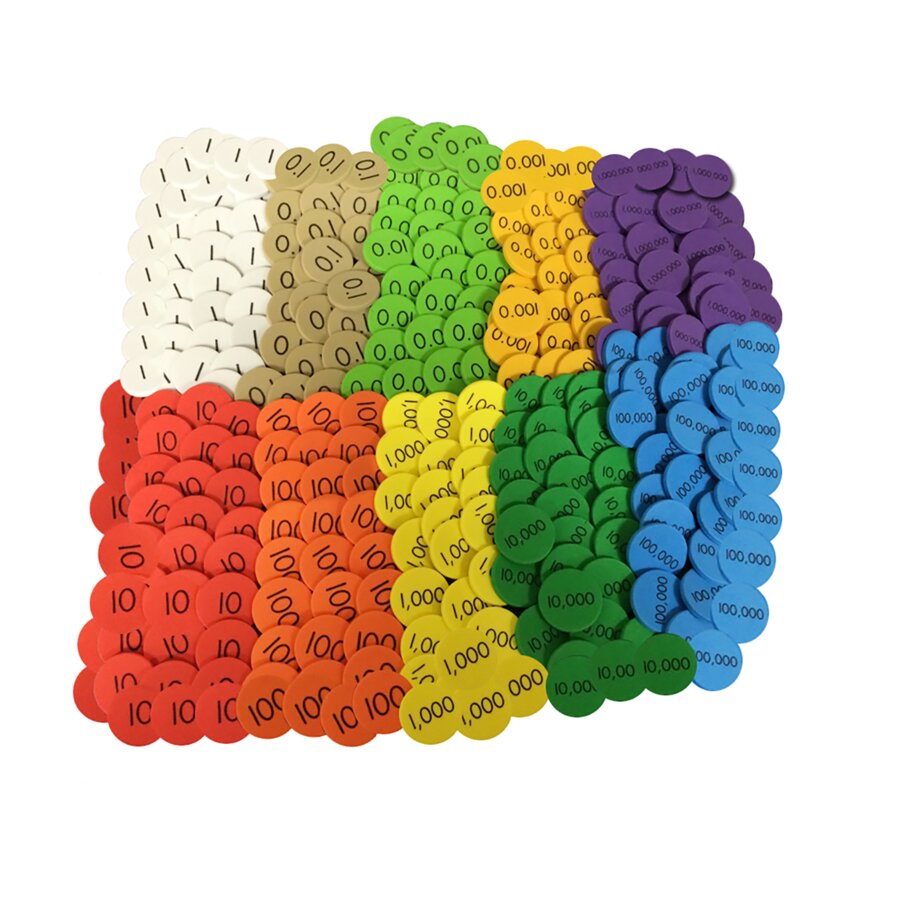 Sensational Math Place Value Discs: 10-Value Decimals to Whole Numbers ...
