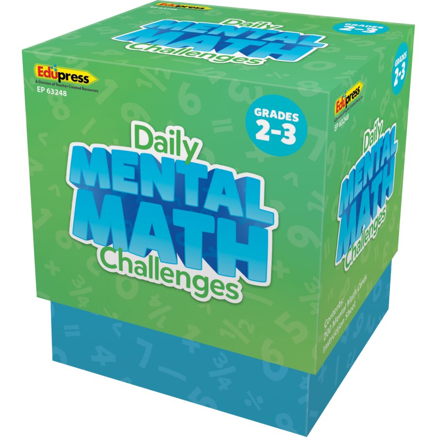 Daily Math Challenge Daily Mental Math Challenges - TCR63248 | Teacher Created Resources