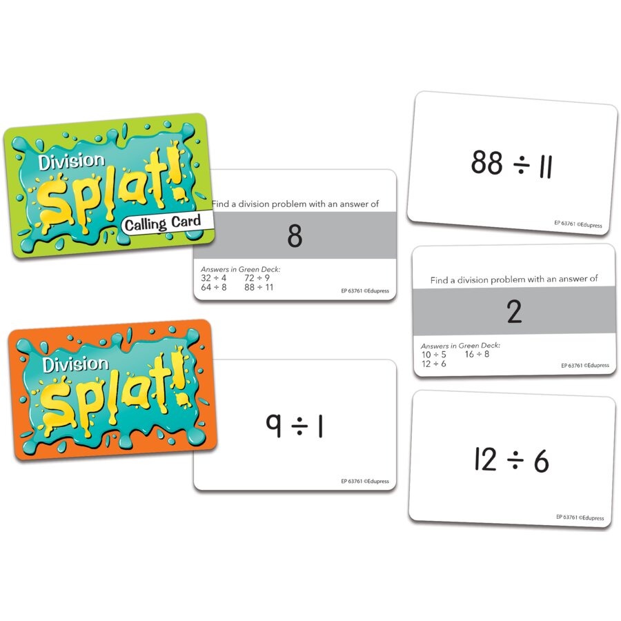 Math Splat Game: Division - TCR63761 | Teacher Created Resources