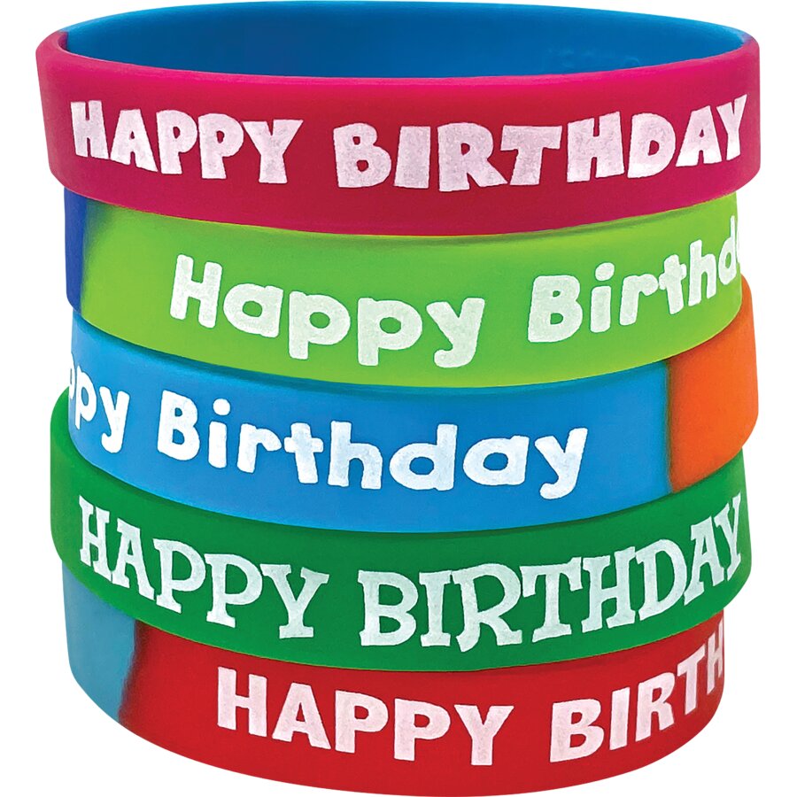 Fancy Happy Birthday Wristbands TCR6571 Teacher Created Resources