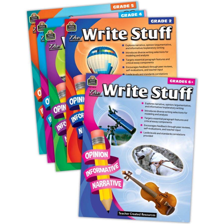 The Write Stuff Set - TCR6599 | Teacher Created Resources