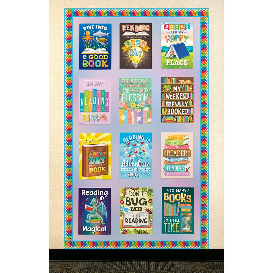 Reading Is Fun Small Poster Pack - TCR6629 | Teacher Created Resources