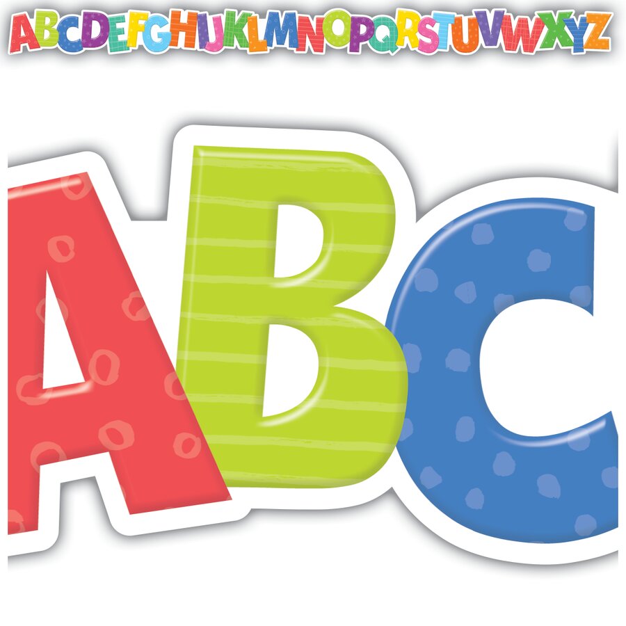 Colorful Alphabet Die-Cut Border Trim - TCR6916 | Teacher Created Resources colorful-alphabet-die-cut-border-trim-tcr6916-teacher-created-resources