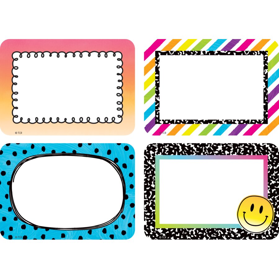 brights-4ever-name-tags-labels-multi-pack-tcr6935-teacher-created-resources for Free Printable Name Tags For Cubbies Brights 4Ever Name Tags/Labels - Multi-Pack - TCR6935 | Teacher Created Resources for Free Printable Name Tags For Cubbies
