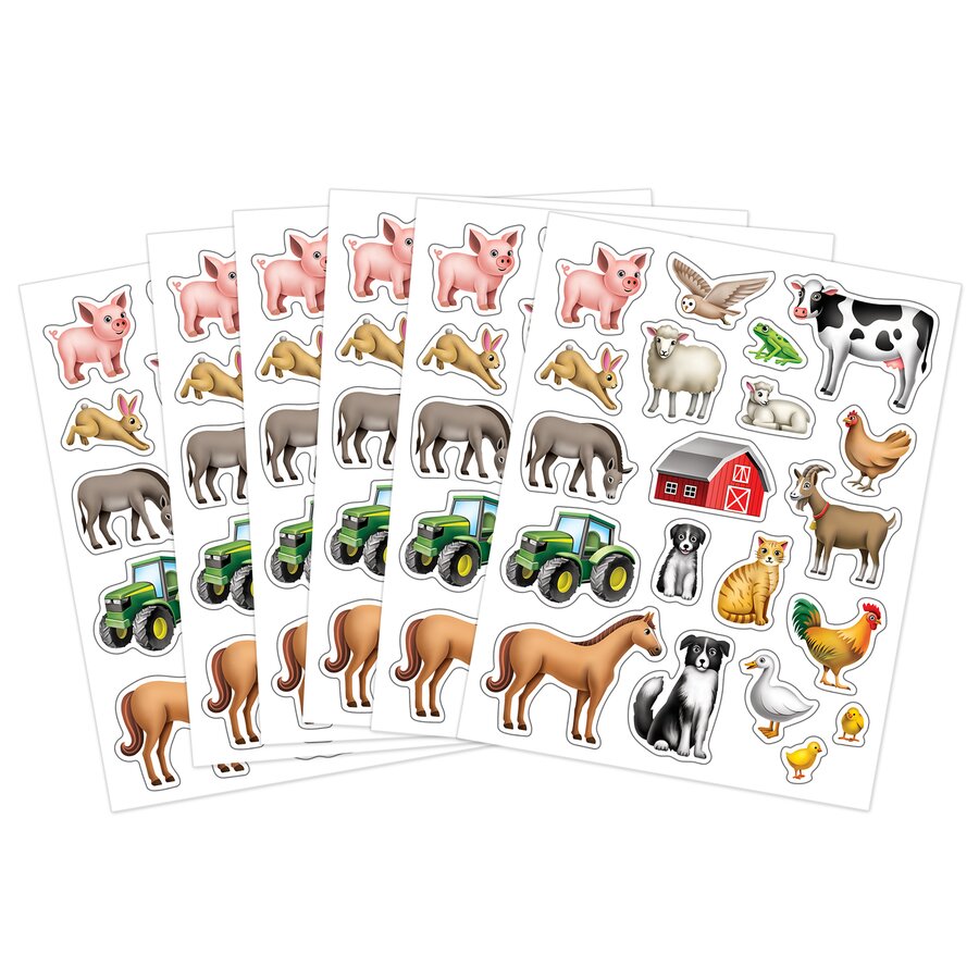 Hobby Farm Sticker Farm Stickers - TCR7090 | Teacher Created Resources