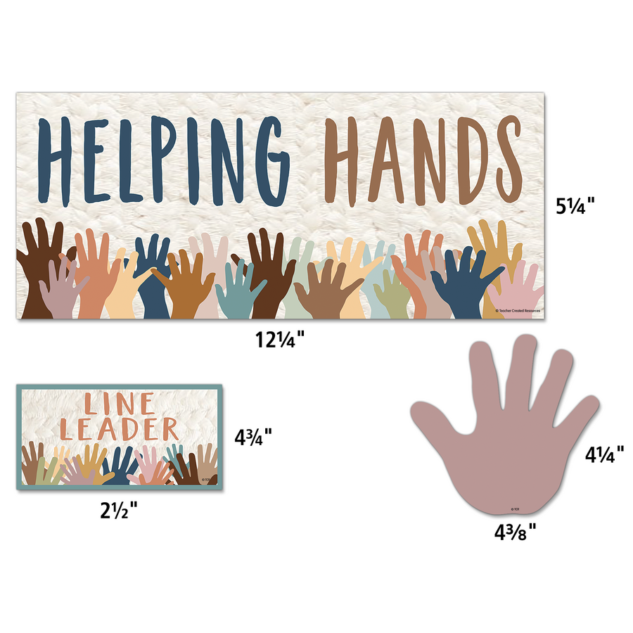 Everyone is Welcome Helping Hands Mini Stickers, 378 Per Pack, 6 Packs Everyone is Welcome Helping Hands Mini Stickers, 378 Per Pack, 6 Packs