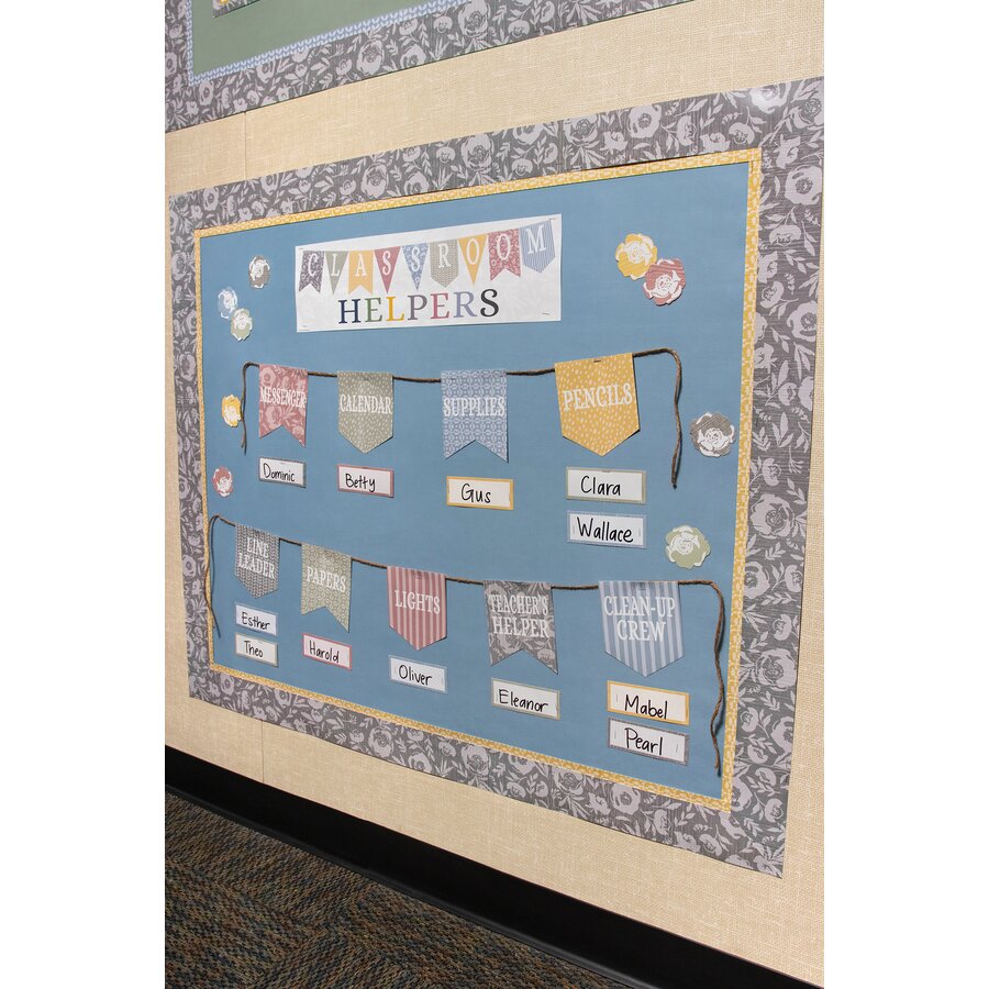 Classroom Cottage Alphabet Bulletin Board - Teacher Created Resources ABC & Number Cards