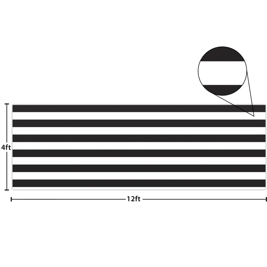 Black & White Stripes Better Than Paper Bulletin Board Roll - TCR77894 | Teacher Created Resources black-white-stripes-better-than-paper-bulletin-board-roll-tcr77894-teacher-created-resources