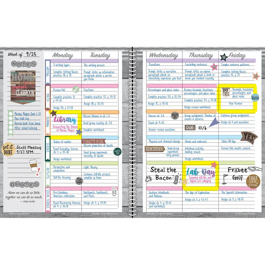 Home Sweet Classroom Lesson Planner product image 2