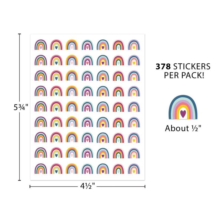 Oh Happy Day Rainbows Die-Cut Rolled Border Trim, 50 Feet Per Roll, 3 Oh Happy Day Rainbows Die-Cut Rolled Border Trim, 50 Feet Per Roll, 3
