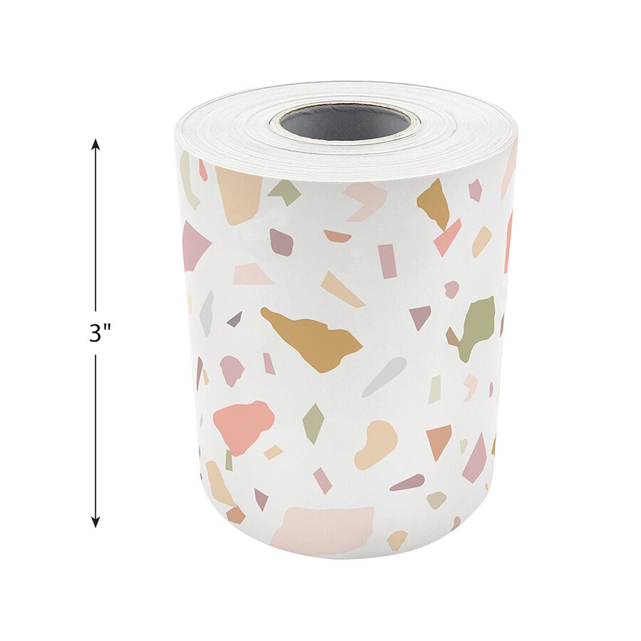 Teacher Created Resources Terrazzo Tones: Bordo Decorativo A Strisce Per Aula, 12 Pezzi Da 7,6x88,9 Cm
