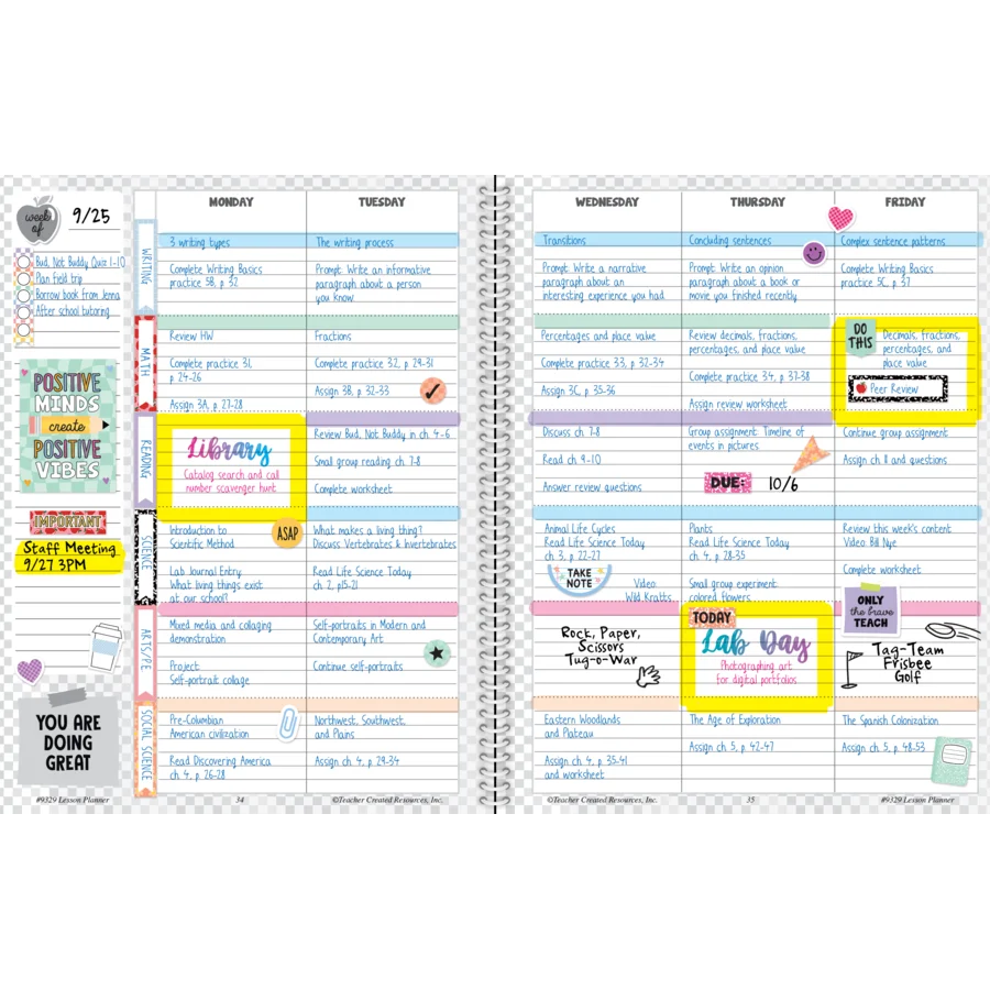 Cool for School Teacher Plan Book product image 2